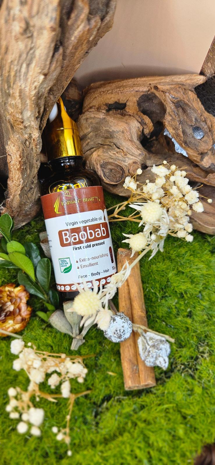 Baobab Virgin vegetable Oil First Pressed Cold 50 ml