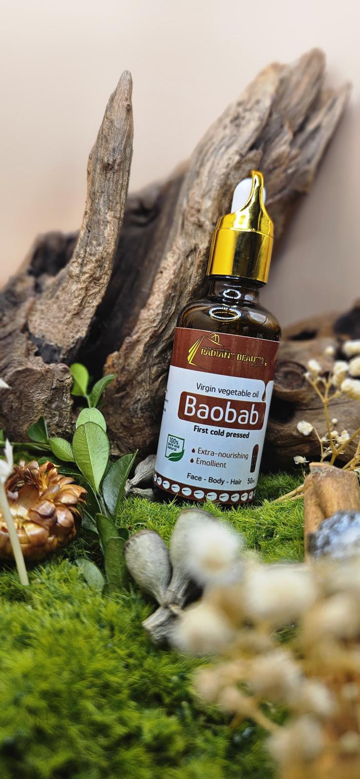 Baobab Virgin vegetable Oil First Pressed Cold 50 ml